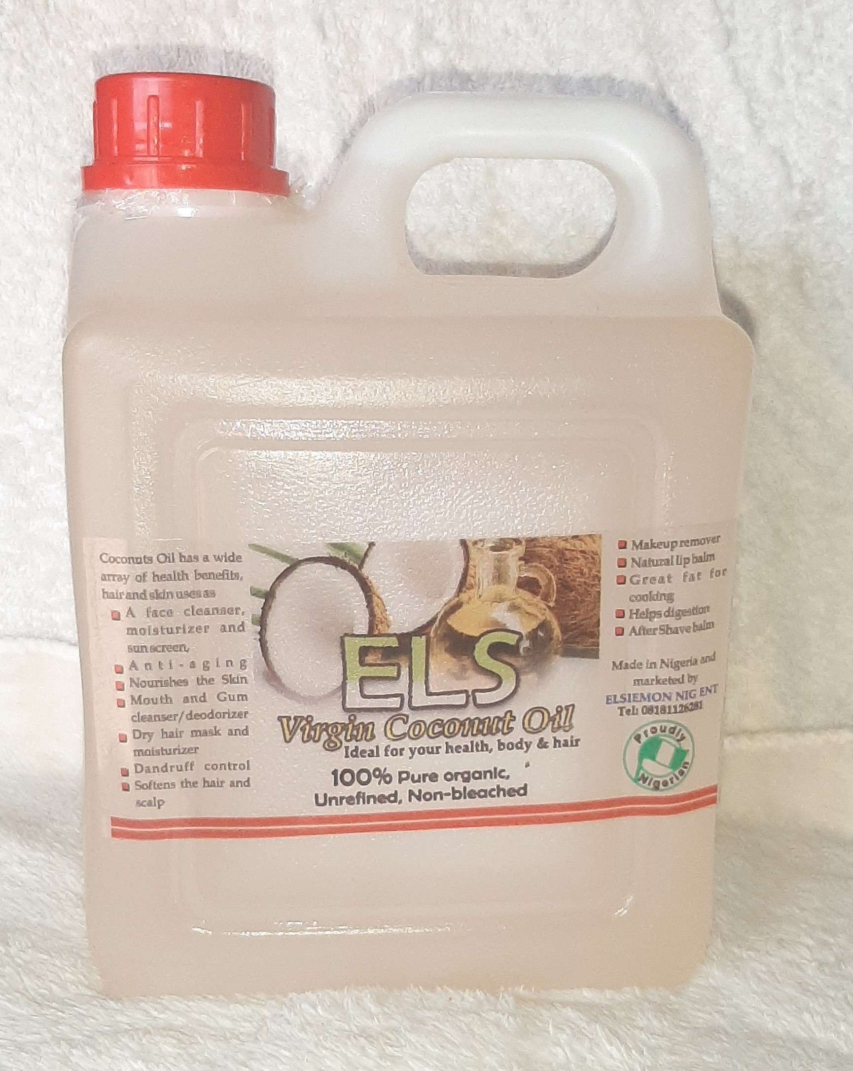 Virgin Coconut Oil 100ml, 200ml, 500ml, 1litre, 2litres, 5litres etc