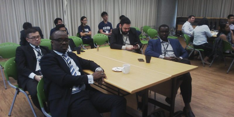 My team getting set to Pitch to investors in Taiwan . The best way to disrupt the Agricultural and food industry